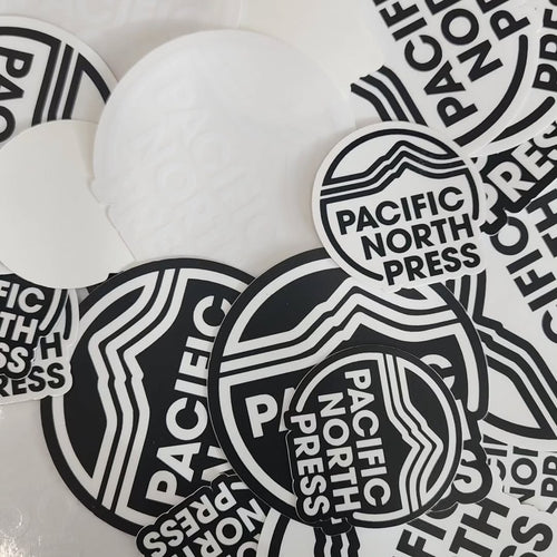 pacific north press die cut stickers